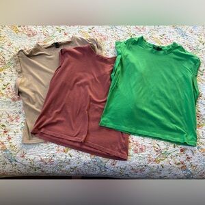 Lot of 3 H&M muscle tanks. 100% cotton